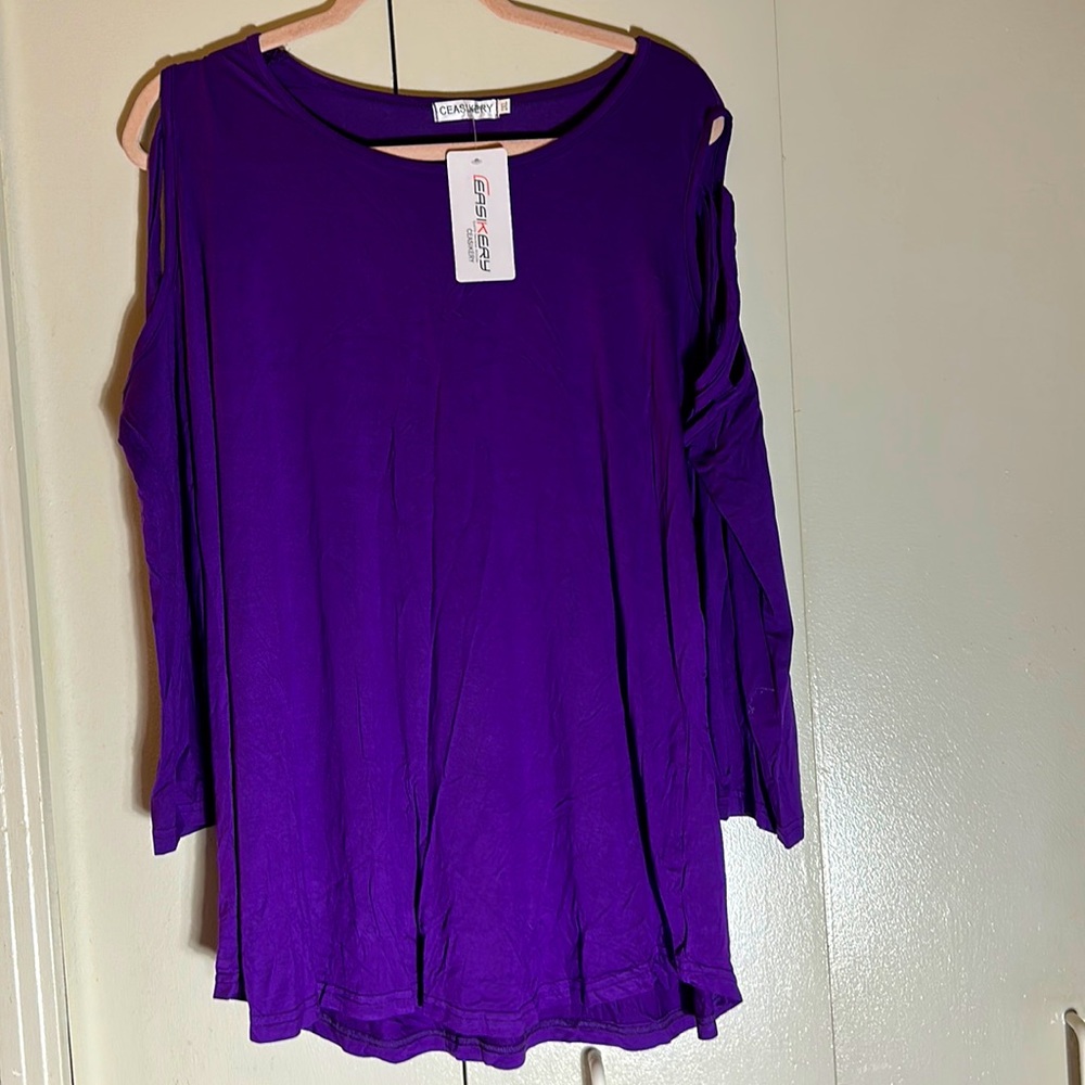 Purple Cold Shoulder